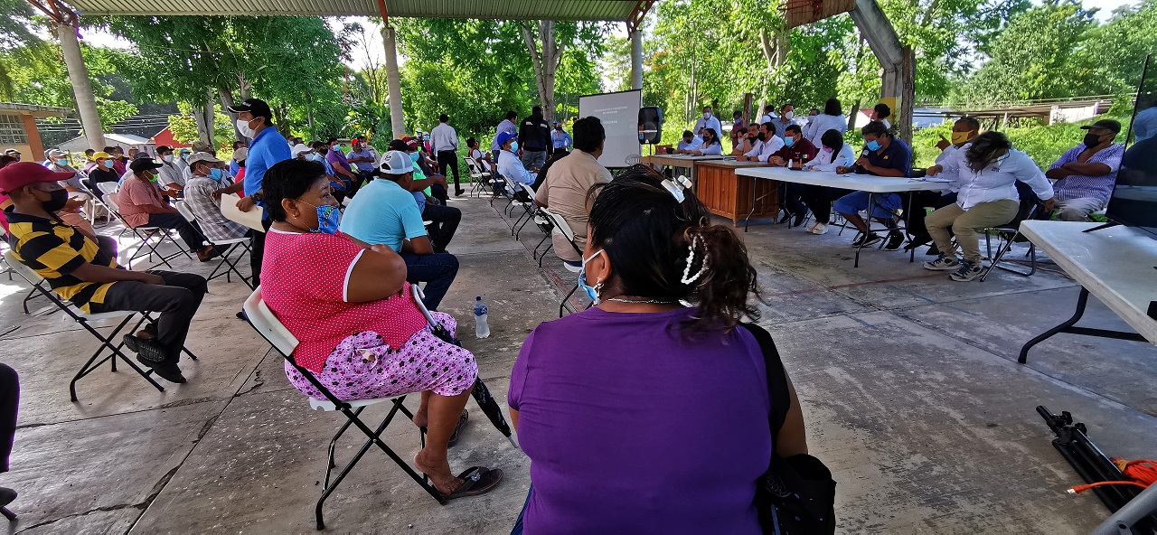 Ejidatarios de 5 de febrero esperan aclaración por indemnización del Tren Maya 